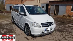 Mercedes Vito W639 2004–2014 Främre frontbåge ST014 (rostfritt) foto 10